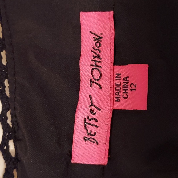 Betsey Johnson Black Lace Dress - Picture 6 of 8